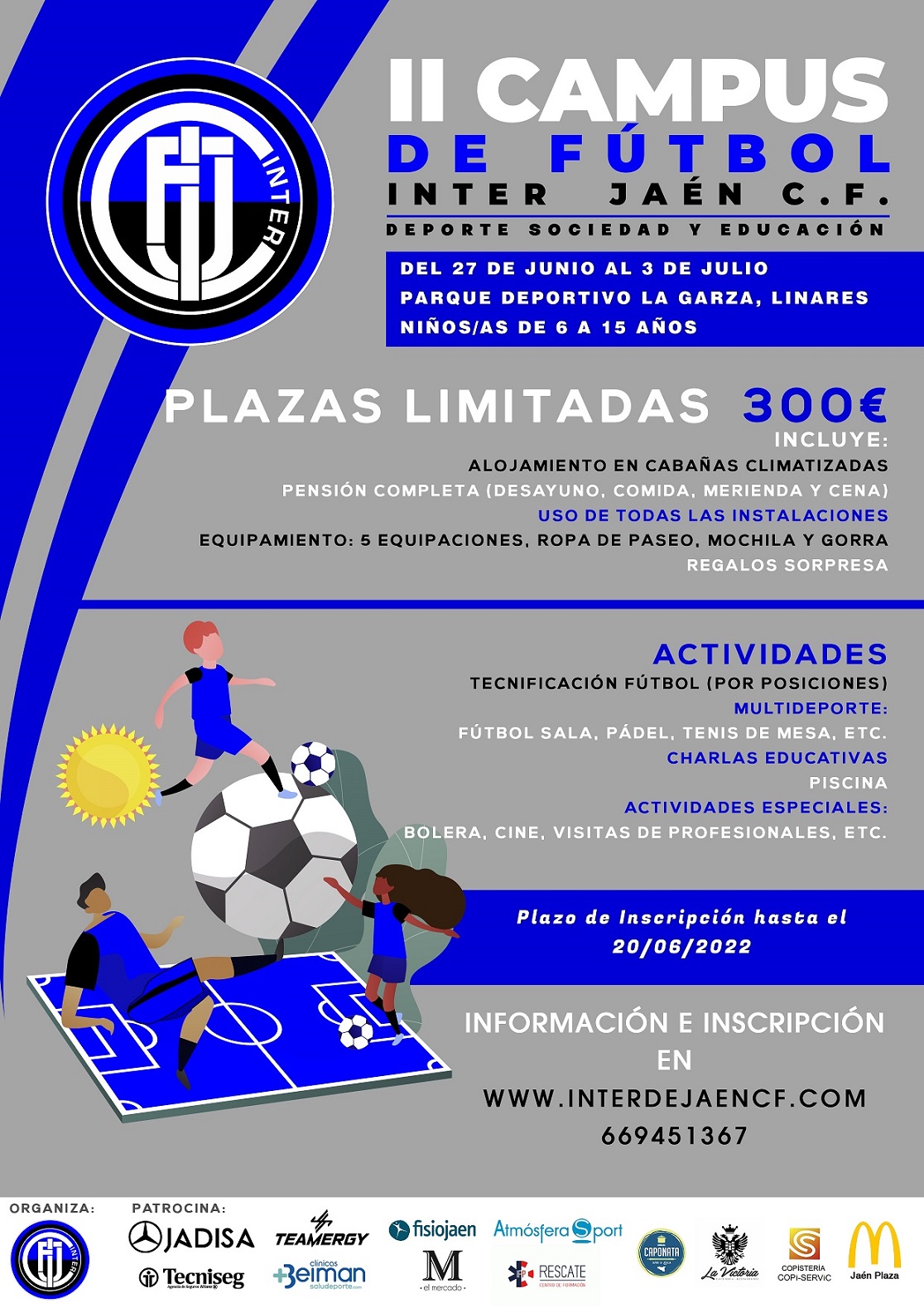 II CAMPUS DE FÚTBOL BASE INTER JAÉN - 2022