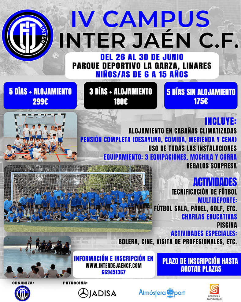 IV CAMPUS DE FÚTBOL BASE INTER JAÉN - 2024