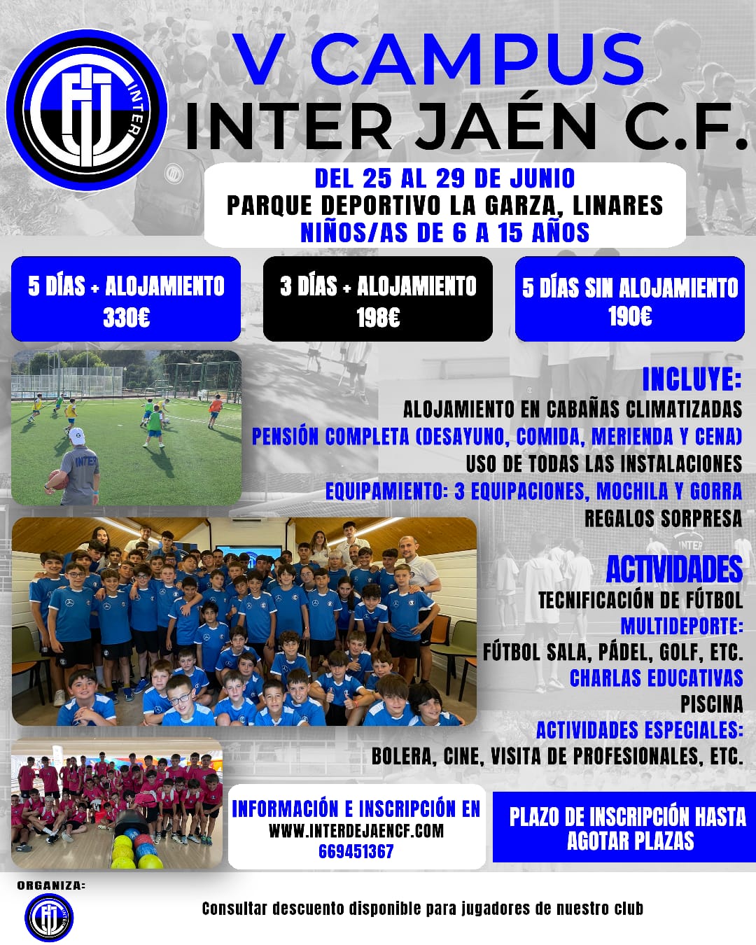 V CAMPUS DE FÚTBOL BASE INTER JAÉN - 2025