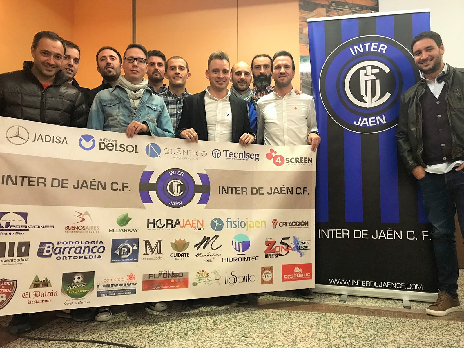 Miembros de la Junta Directiva del Inter de Jaén