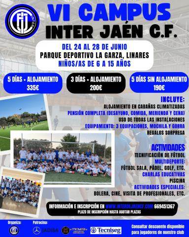VI CAMPUS DE FÚTBOL BASE INTER JAÉN - 2026